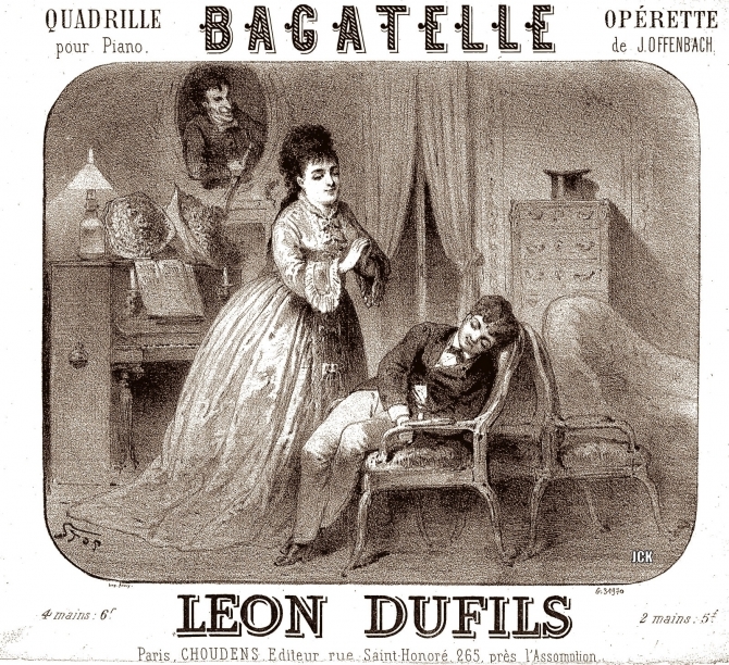 Quadrille, par Léon Dufils - Jacques Offenbach